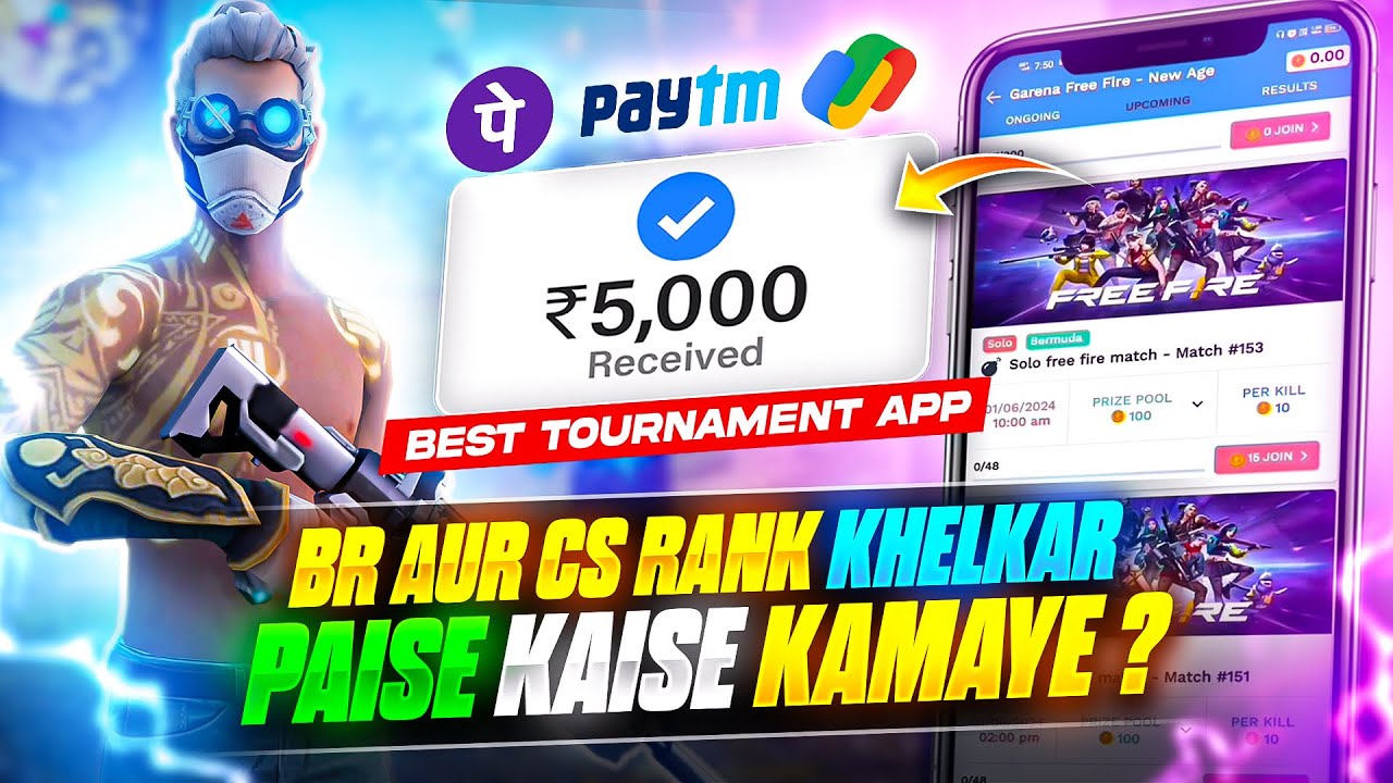 Earn Money Playing Free Fire: Roze App Guide & Tournaments