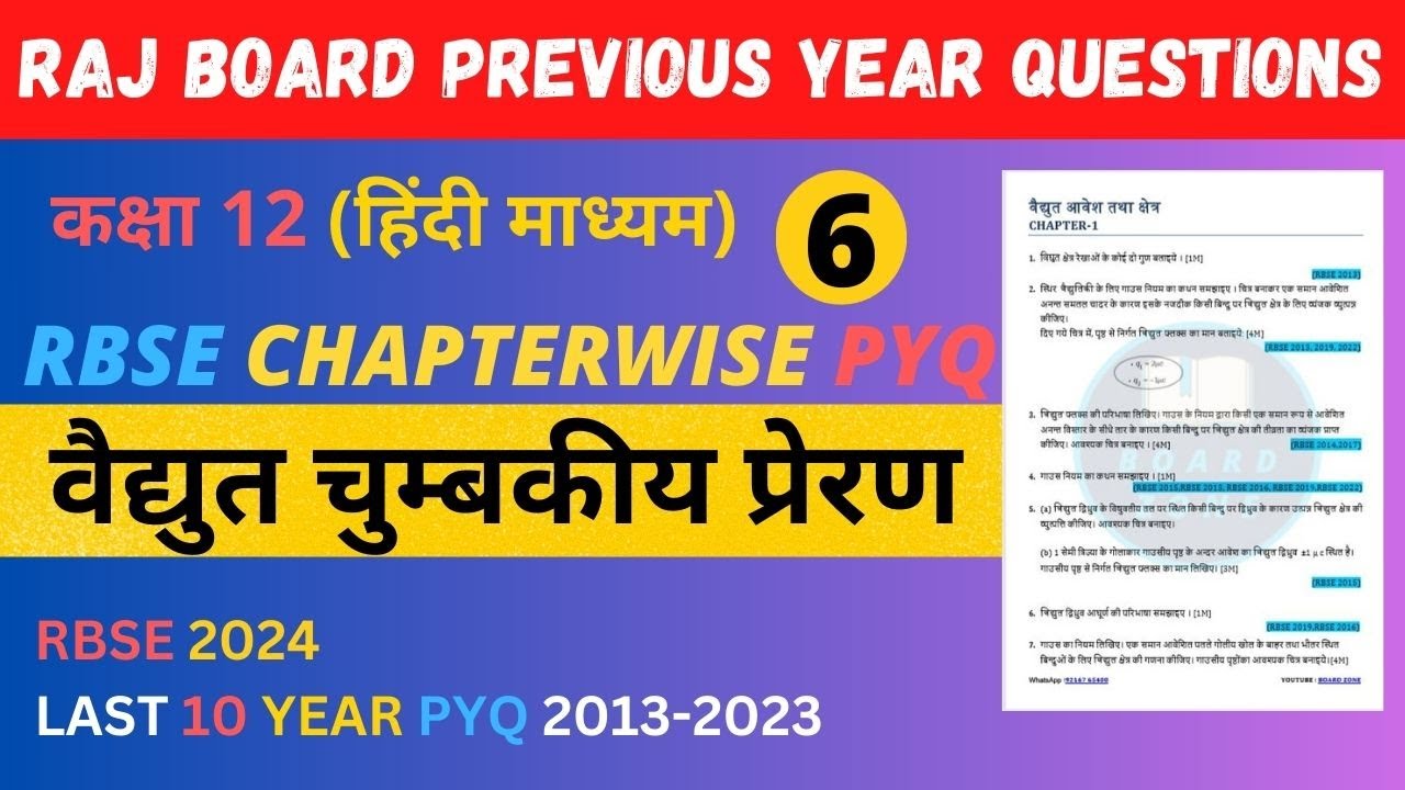 Class 10 Physics Key Questions: Electromagnetic Induction & Exam Prep