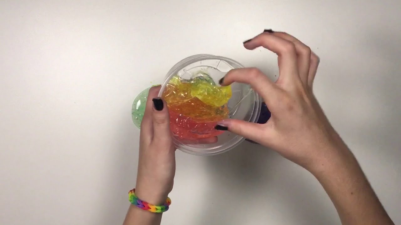 How to Make Rainbow Clear Slime for Milestone Celebrations
