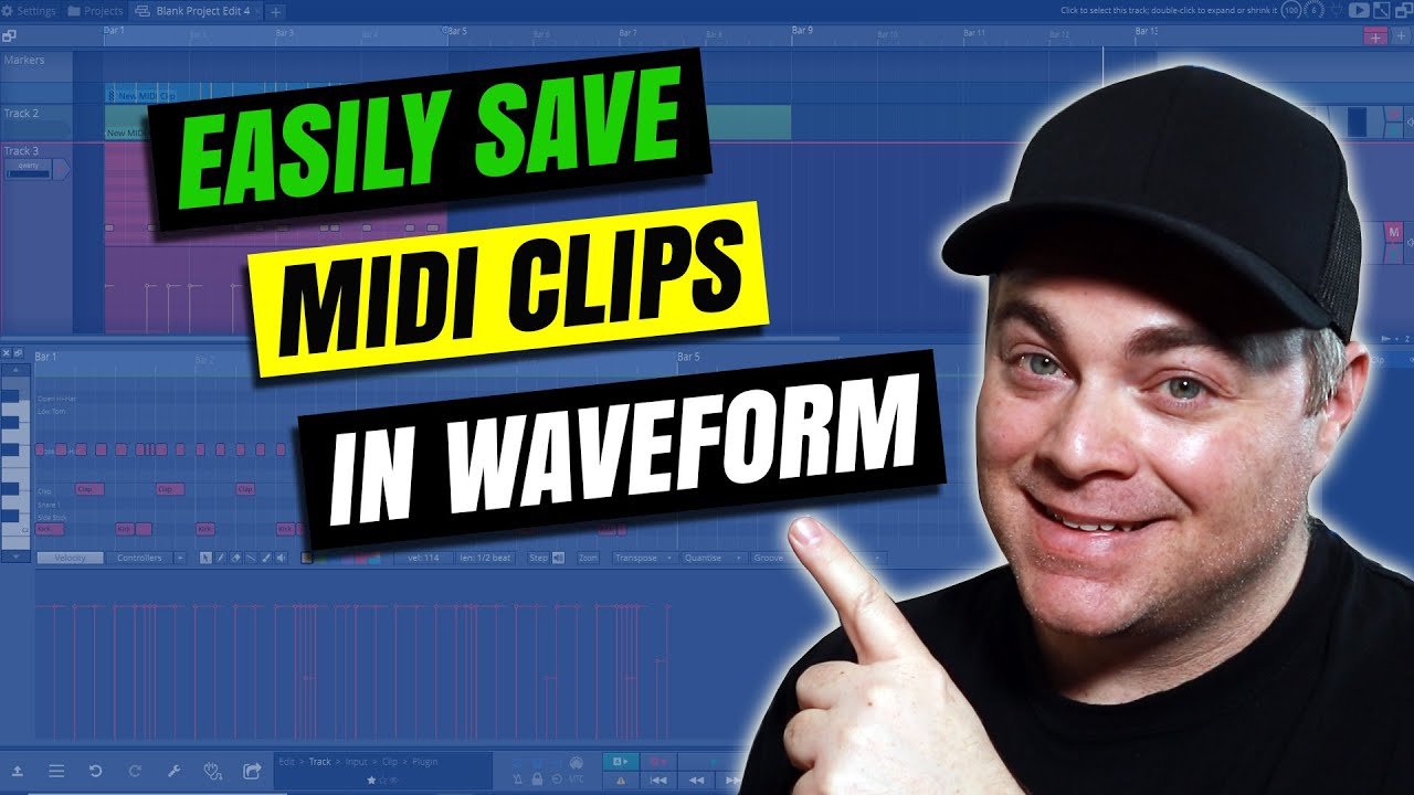 How to Export MIDI in Tracktion Waveform (Step-by-Step)