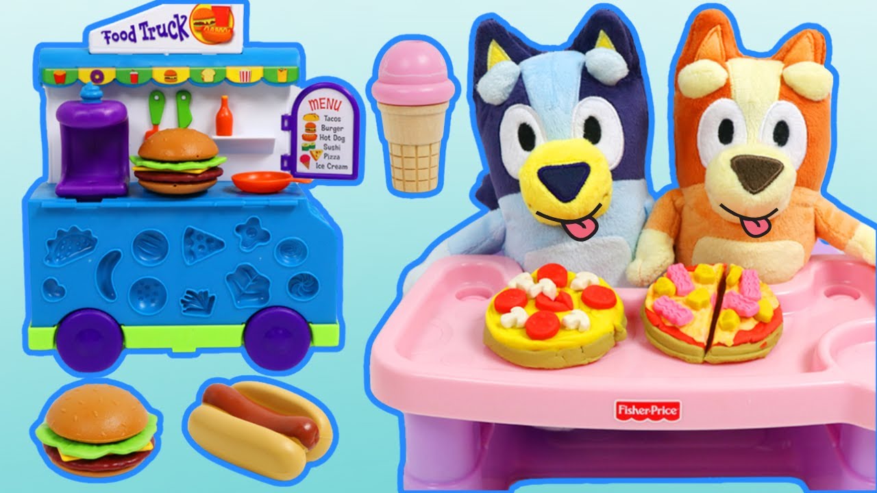Bluey Food Truck Play-Doh Fun: Creative Recipes for Kids