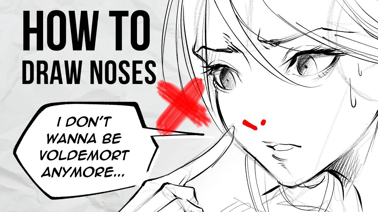 How to Draw Noses: Anatomy to Stylization Guide
