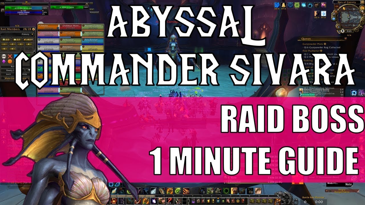 Abyssal Commander Sivara Guide: Eternal Palace Boss Tactics