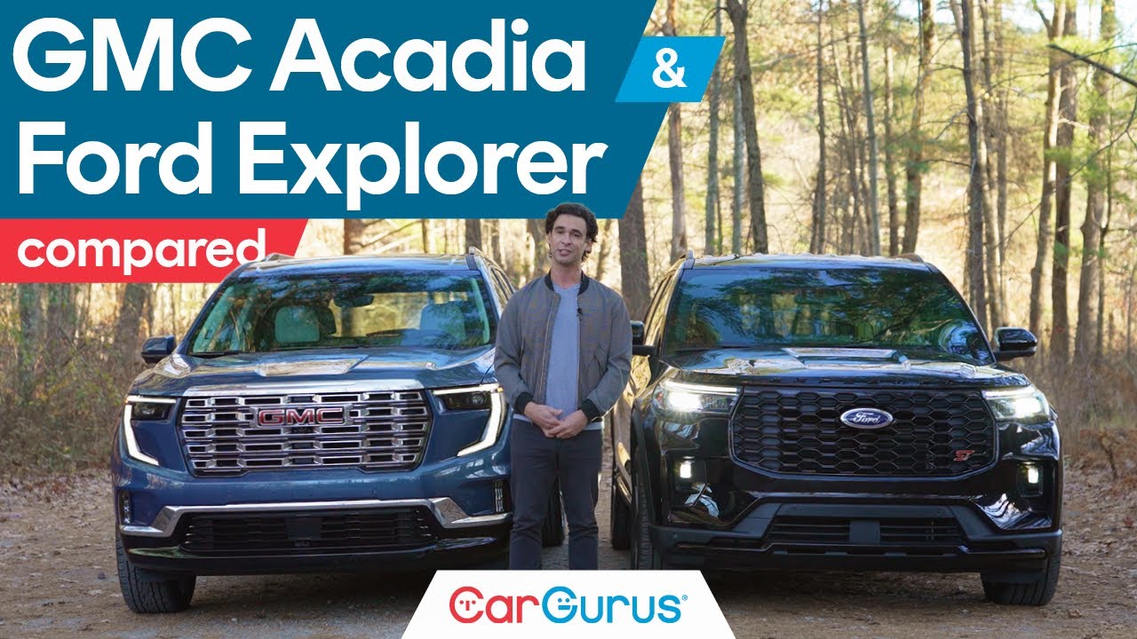 2025 Ford Explorer ST vs. 2024 GMC Acadia Denali: Luxury SUV Faceoff