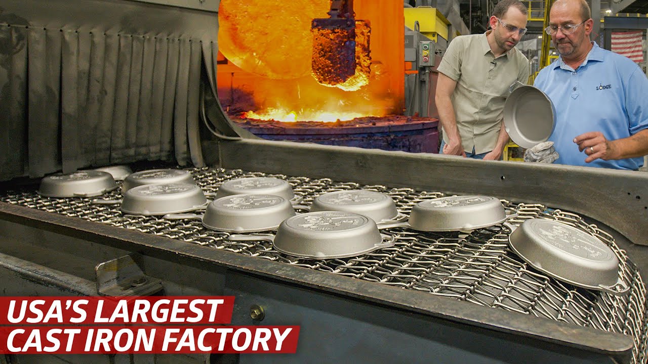 How Lodge Cast Iron Pans Are Made: Inside the Craftsmanship