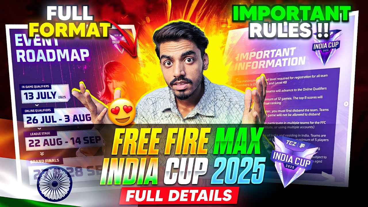 Free Fire Max India Cup 2023 Rules, Dates & Roadmap Explained