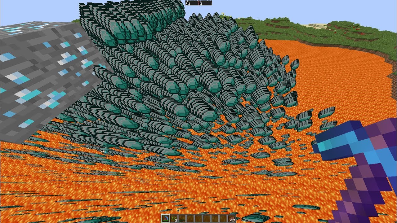 200,000 Fortune Pickaxe: Mining 2.6M Diamonds in Minecraft