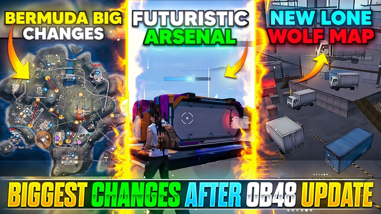 Free Fire OB28 Update: New Revival Points, Map Changes & Gadgets