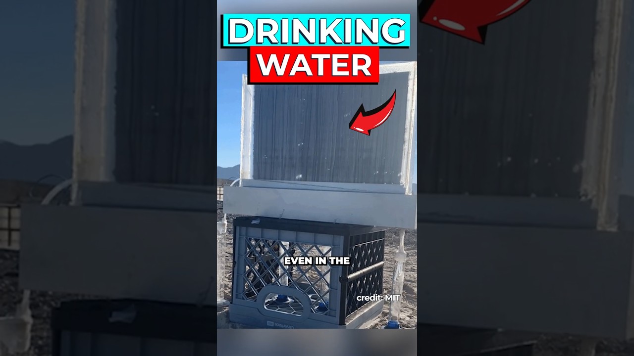 MIT's Air-to-Water Harvester: Clean Water Anywhere