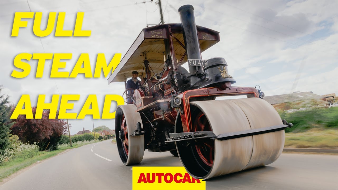 title：1925 Marshall S-Class Steamroller: How It Works & Driving Experience