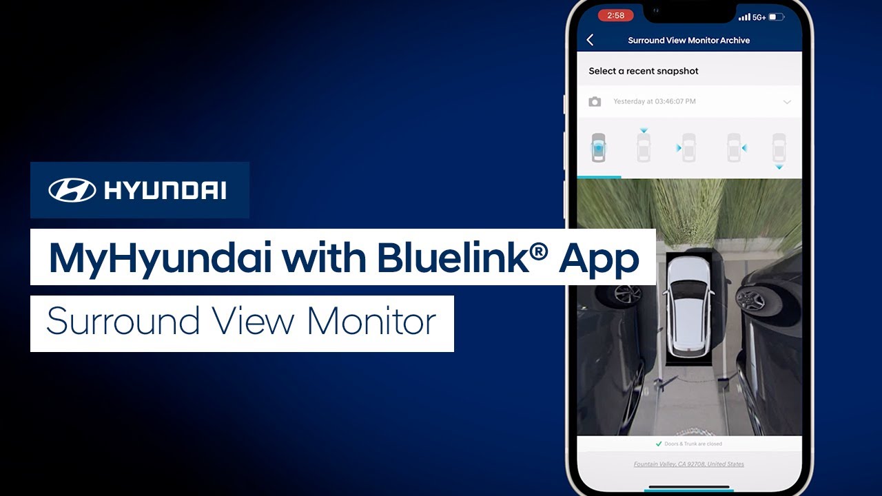 Hyundai BlueLink: Access Surround View Monitor Remotely (Full Guide)