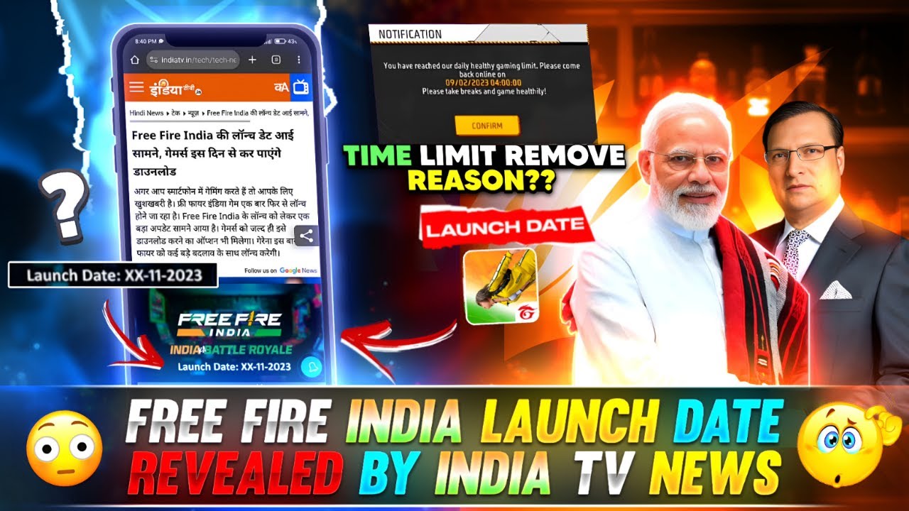 Free Fire India Relaunch Date & Tournament News Confirmed