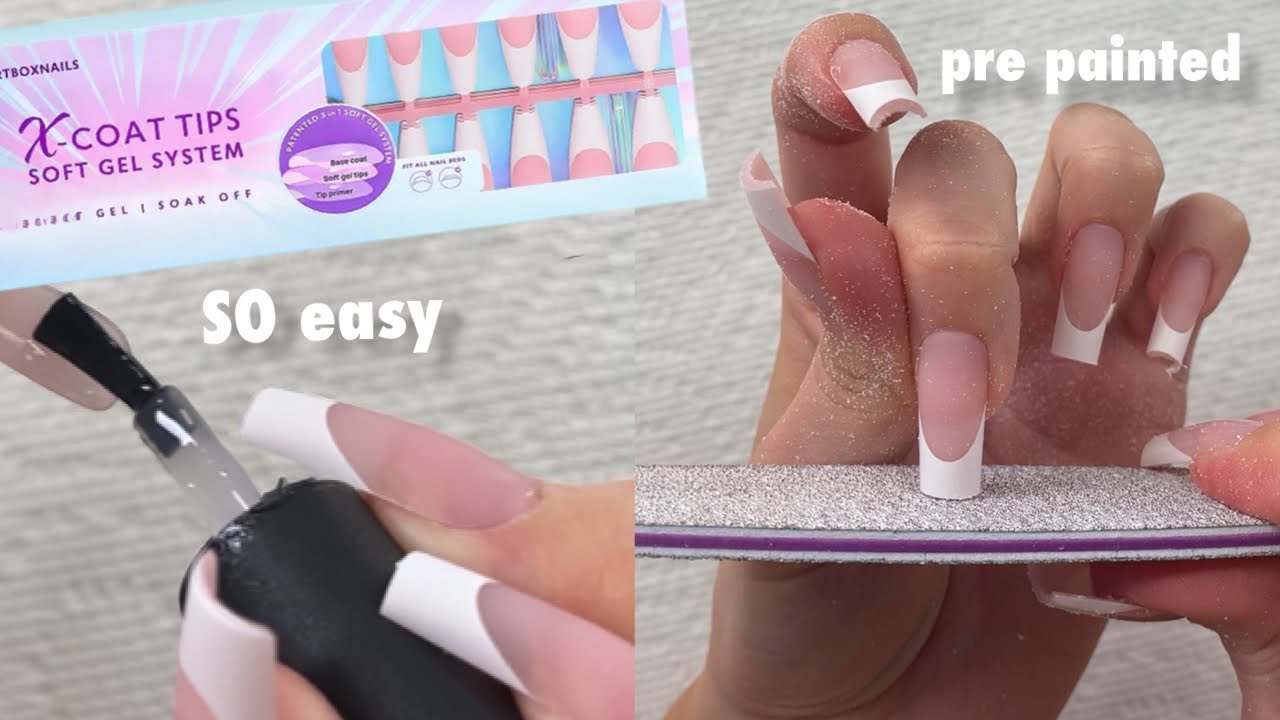 How to Apply BTArtBox French Tips with Gel X Method