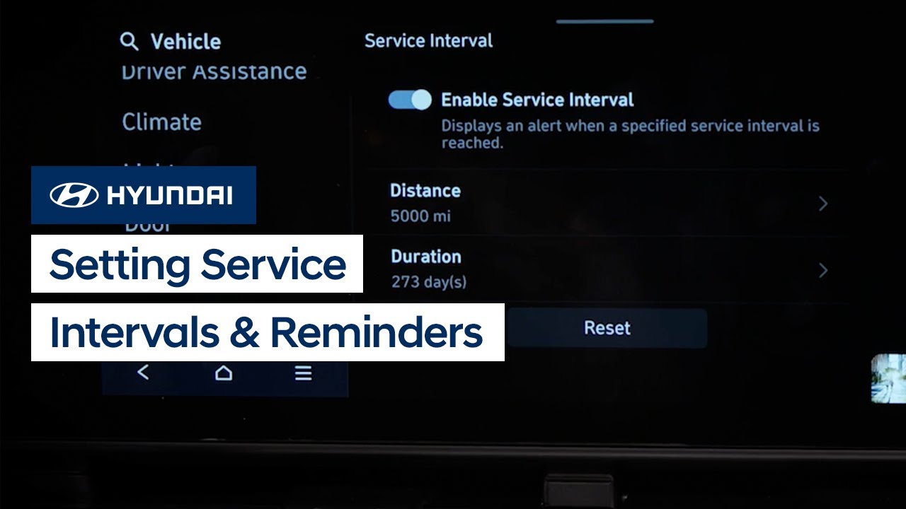 Master Your Hyundai's Service Reminders: Setup & Alerts
