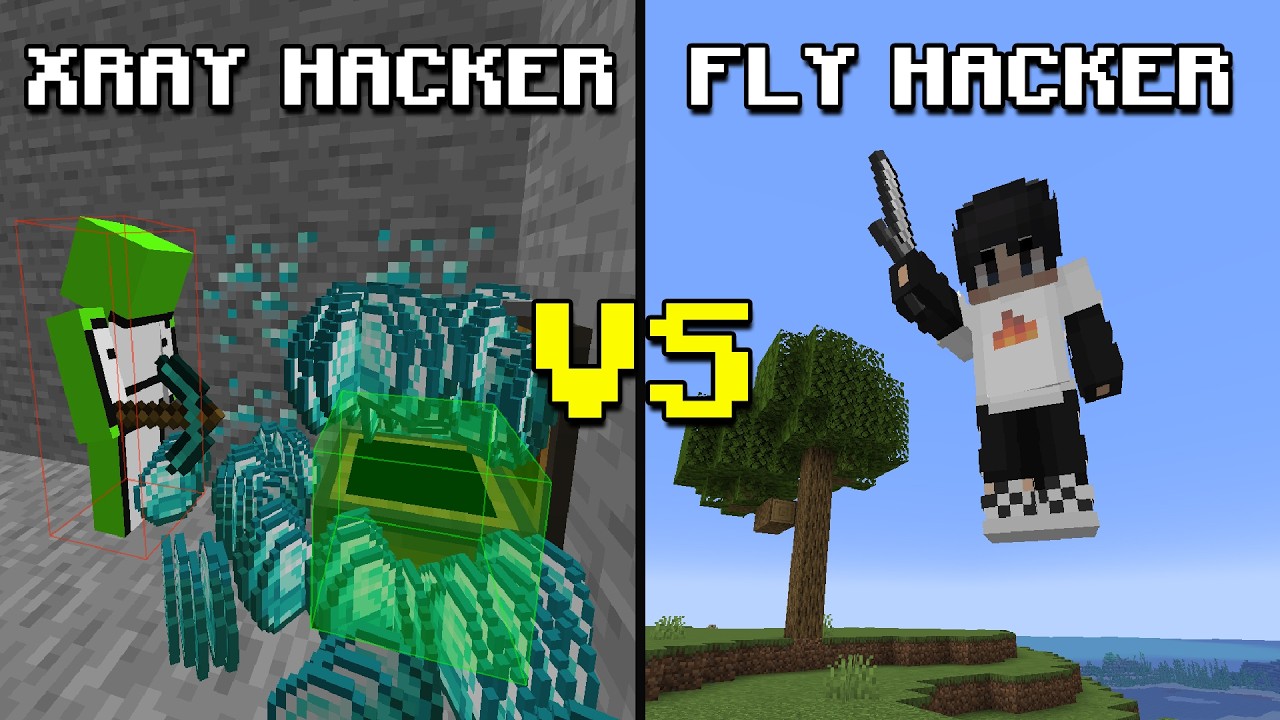 Fly Hack vs X-Ray Hack: Ultimate Minecraft Duel Verdict