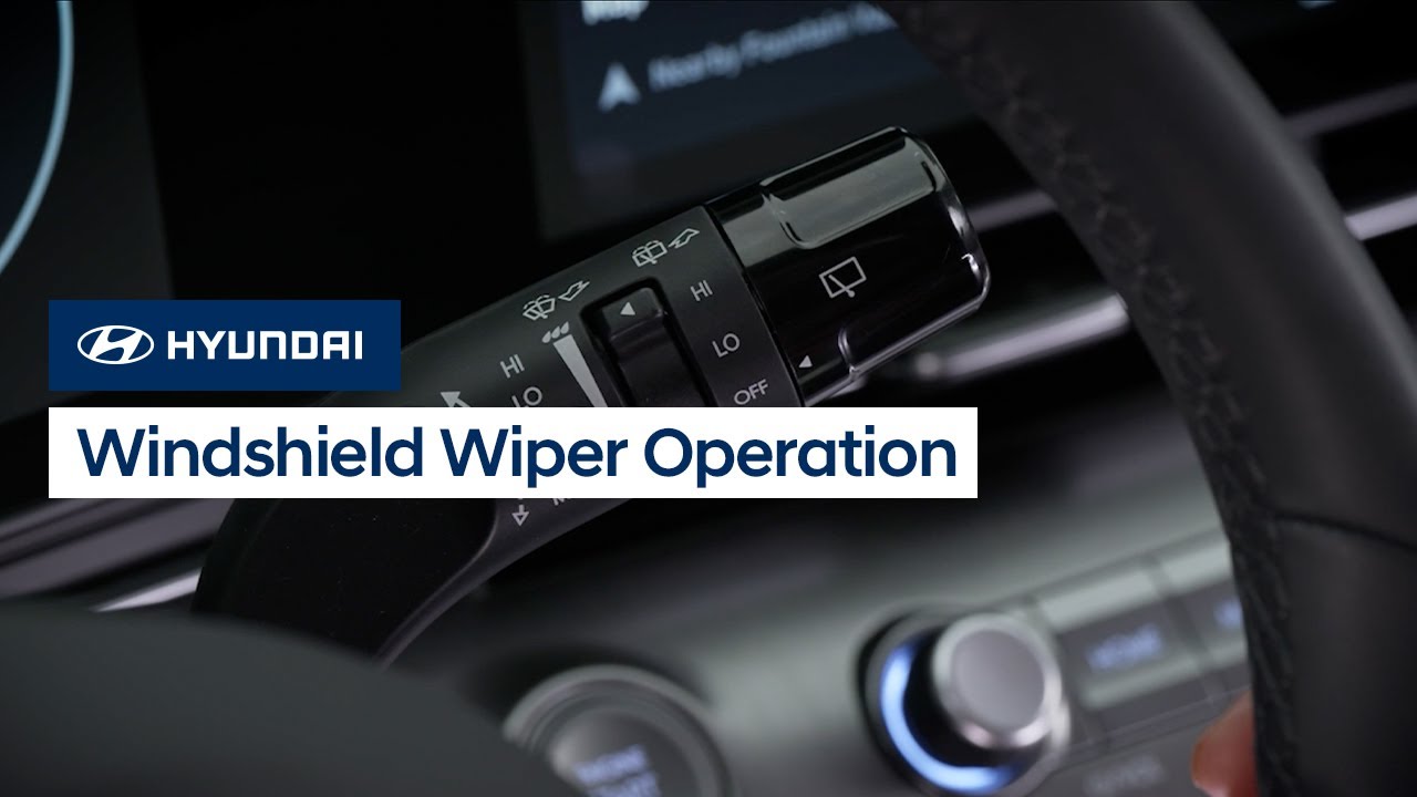 Master Your Hyundai's Wiper Controls: A Step-by-Step Tutorial
