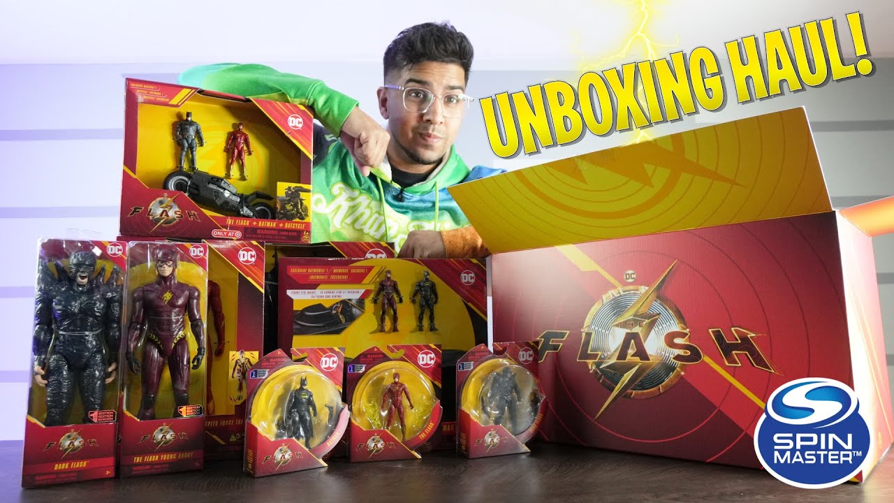 Spin Master Flash Movie Toys Unboxing & Review