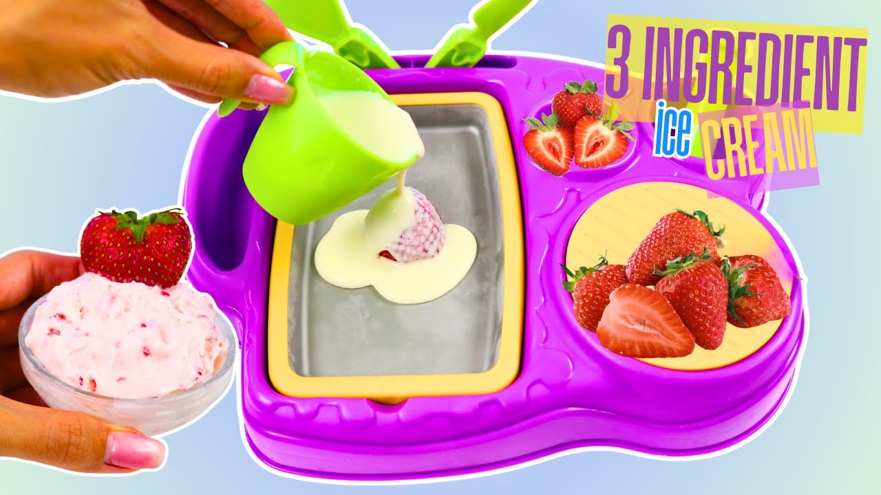 Easy Homemade Ice Cream with Freezing Tray: 3-Ingredient Recipe