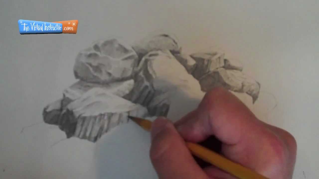 Master Realistic Rock Drawing: Texture & Value Techniques