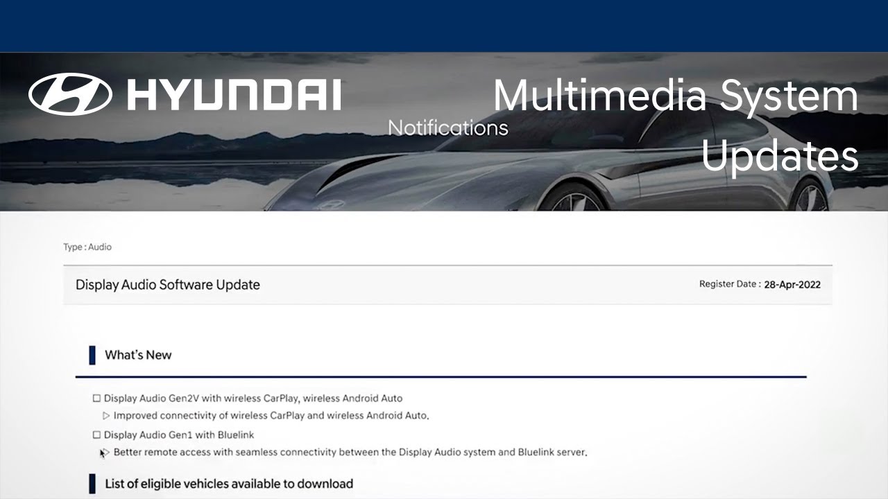 Hyundai Multimedia Update Guide: DIY Steps & Safety Tips