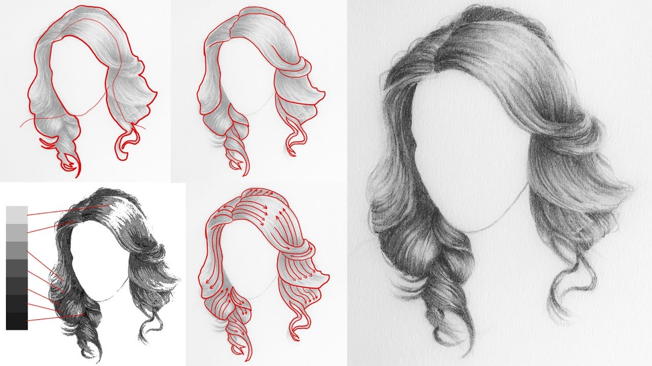 How to Draw Realistic Hair: Step-by-Step Pencil Technique