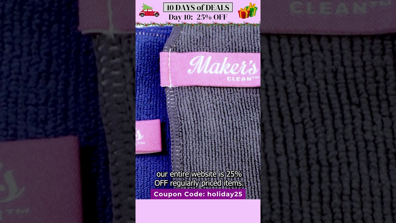 MakersClean Holiday Sale: 25% Off Sitewide