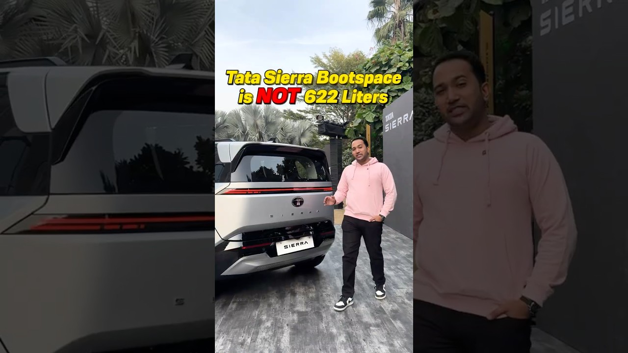 Tata Sierra Boot Space Secret: 1257L Capacity Revealed
