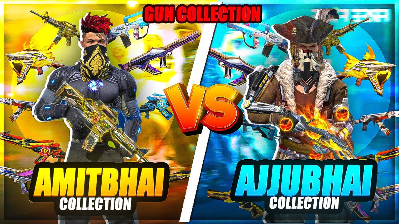 Free Fire Gun Collection Showdown: Who Has the Best Skins?