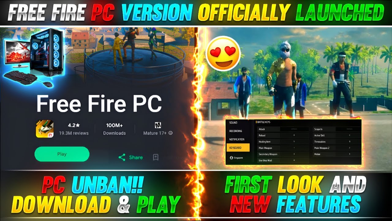 Free Fire PC Version Beta Testing: Features, Access, and Release Details