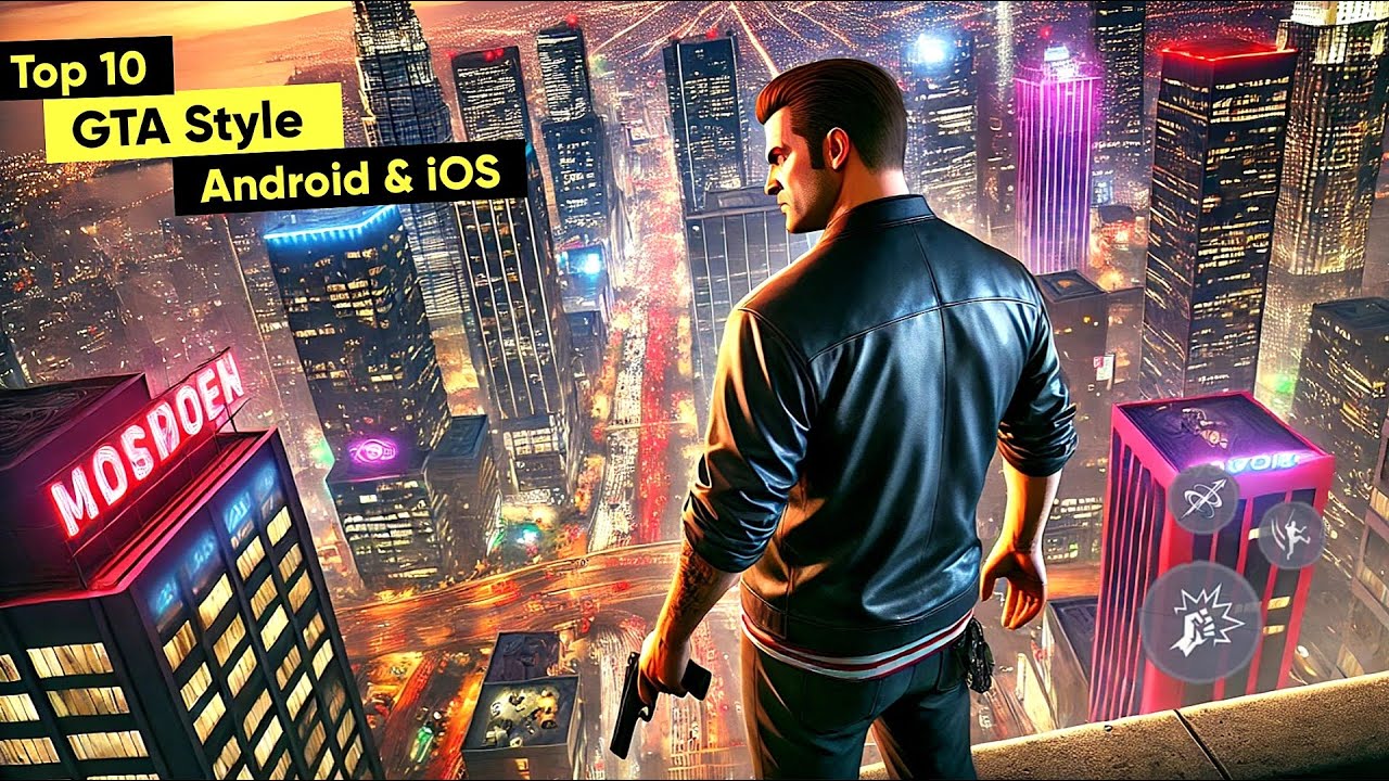Top 10 GTA-Style Mobile Games for Open-World Chaos