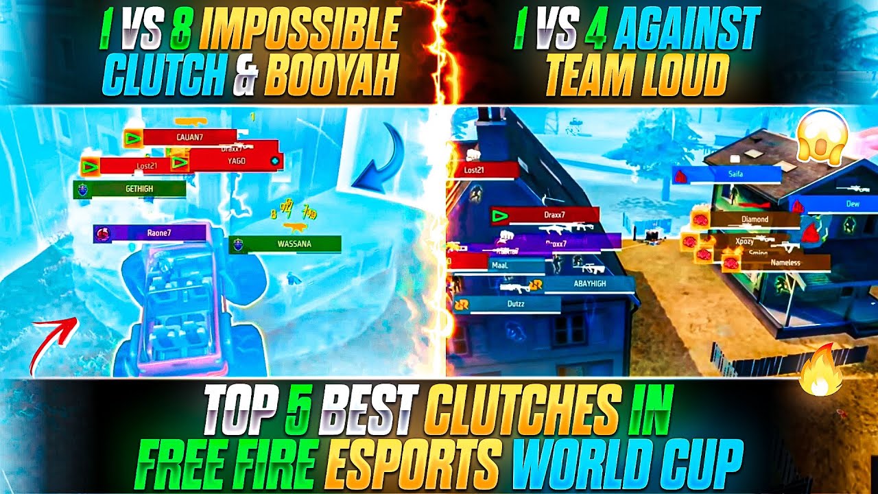 Top 5 Free Fire World Cup Clutch Moments: Unbelievable Plays
