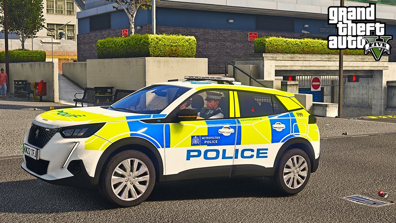 Peugeot e-2008 Police Mod: GTA 5 Realism Review