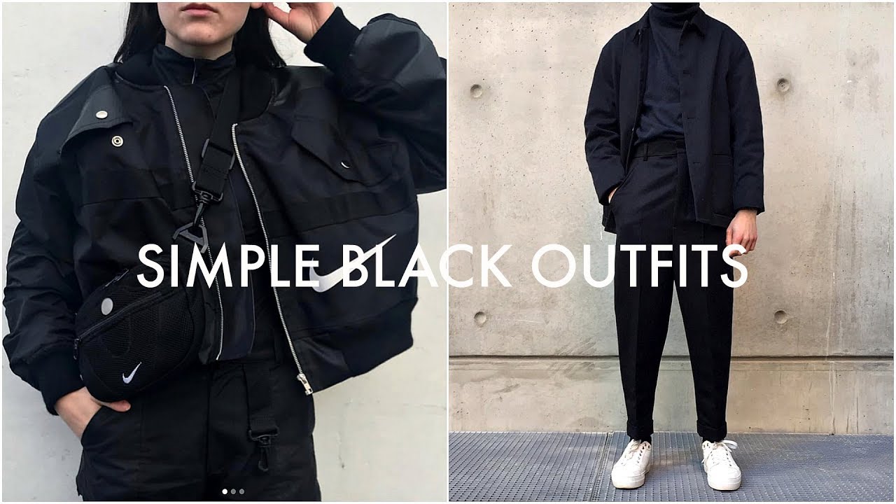 3 Minimalist Black Outfits: Simple Style Guide
