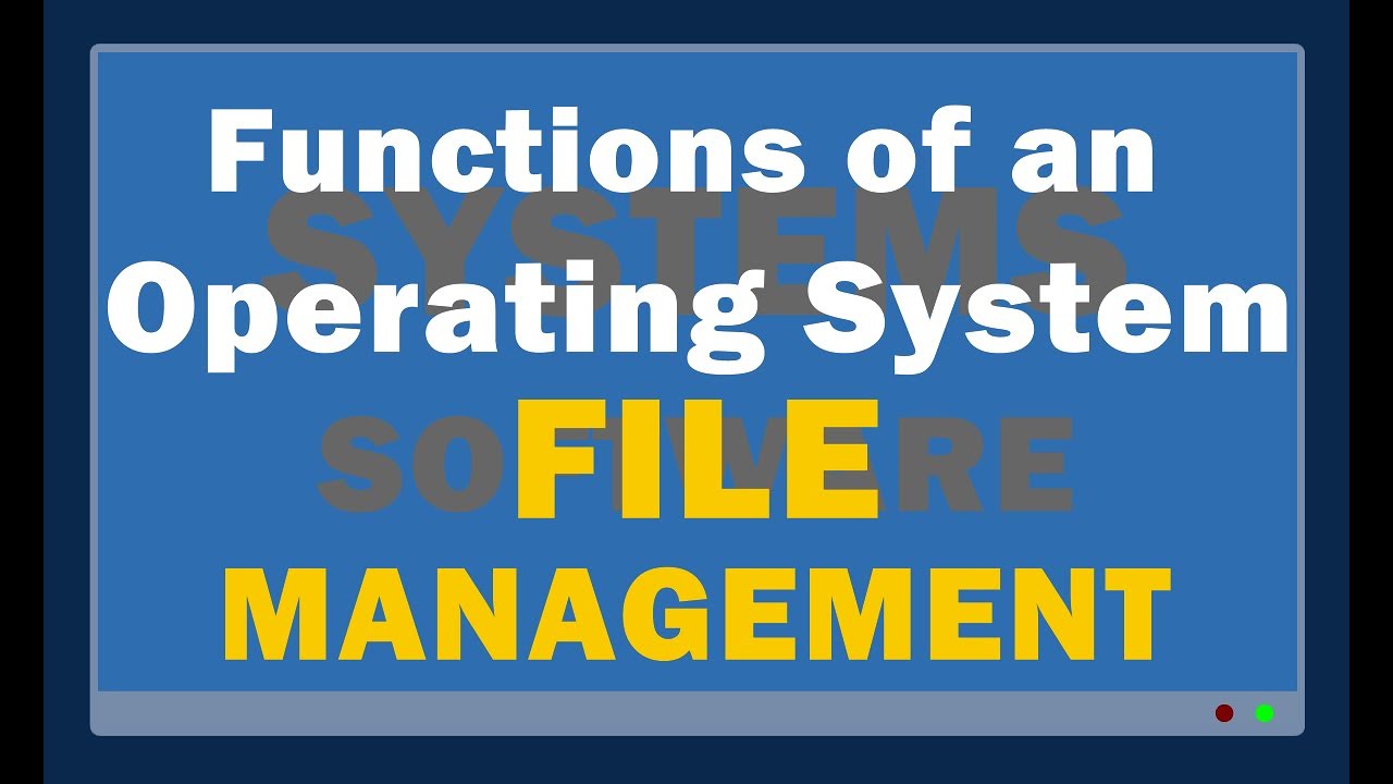 File Management in Operating Systems Explained