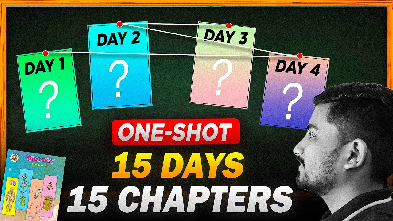 Master Class 12 Biology in 30 Days: Free One Shot Series Strategy