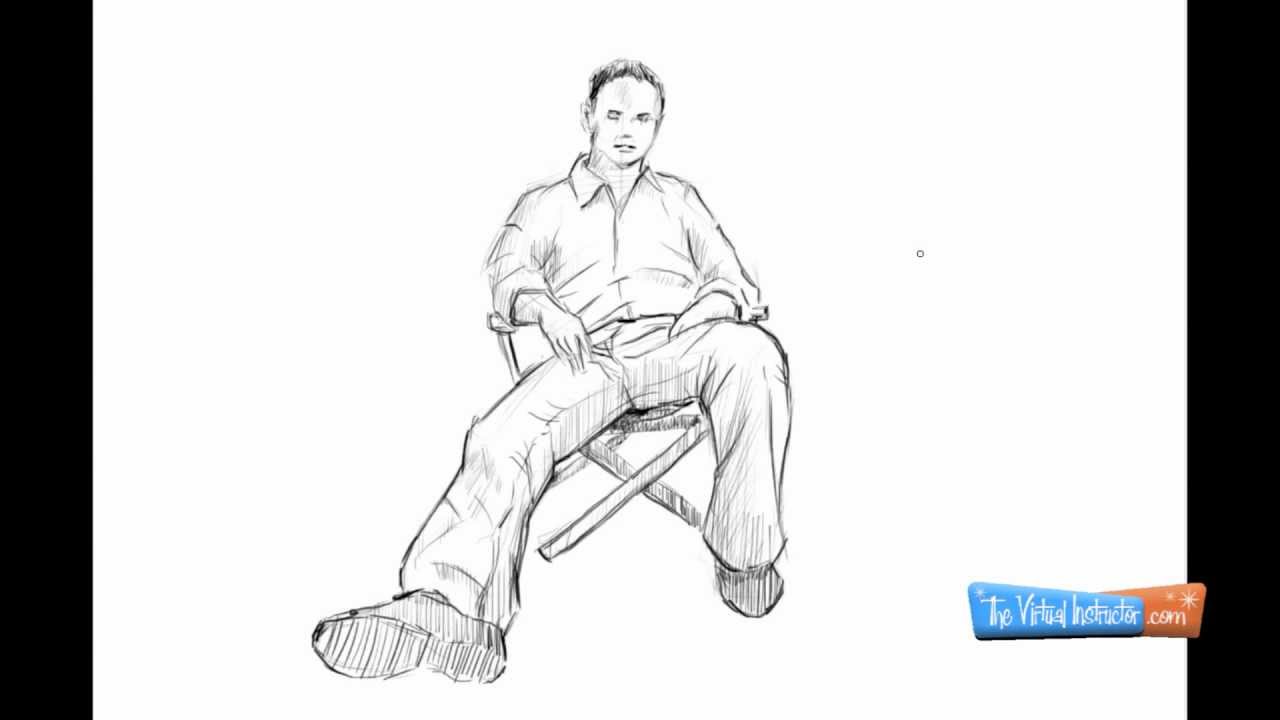Master Seated Figure Drawing: Proportions First Method