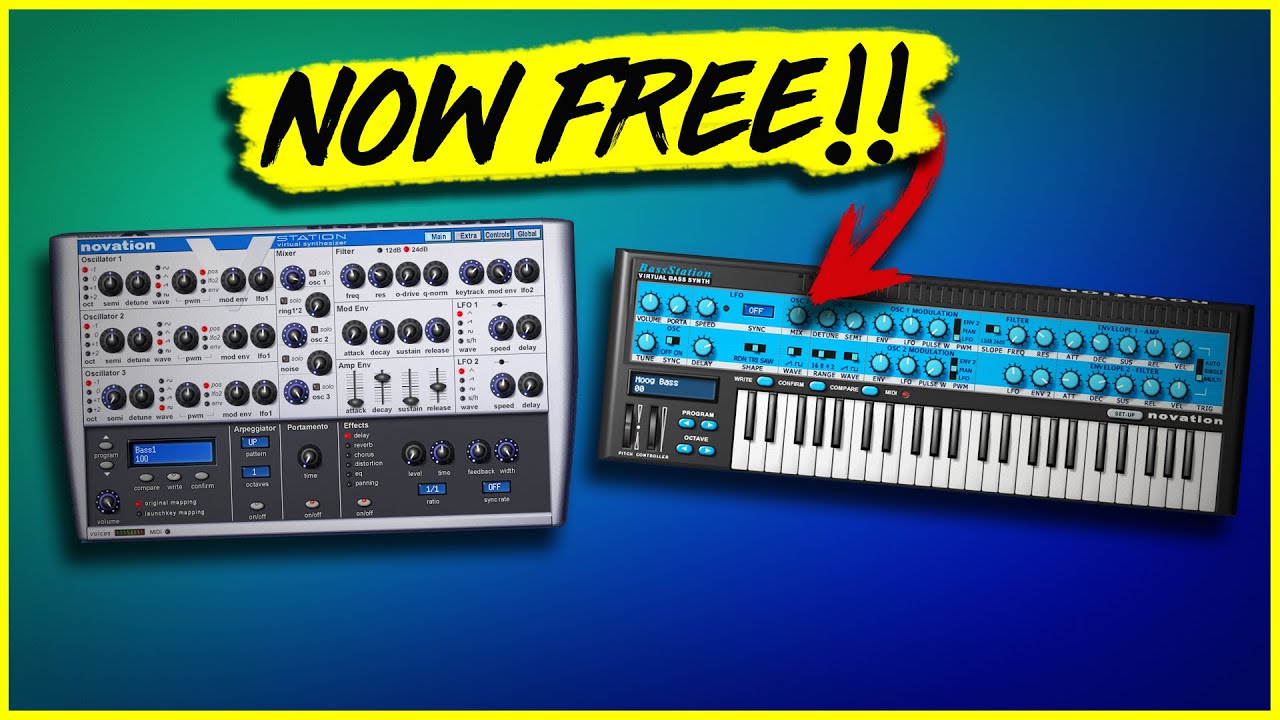 Free Novation V-Station & Bass Station Synths Guide