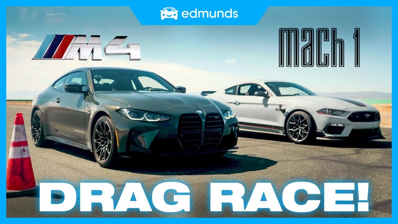 Mustang Mach 1 vs BMW M4 Drag Race: Surprise Verdict