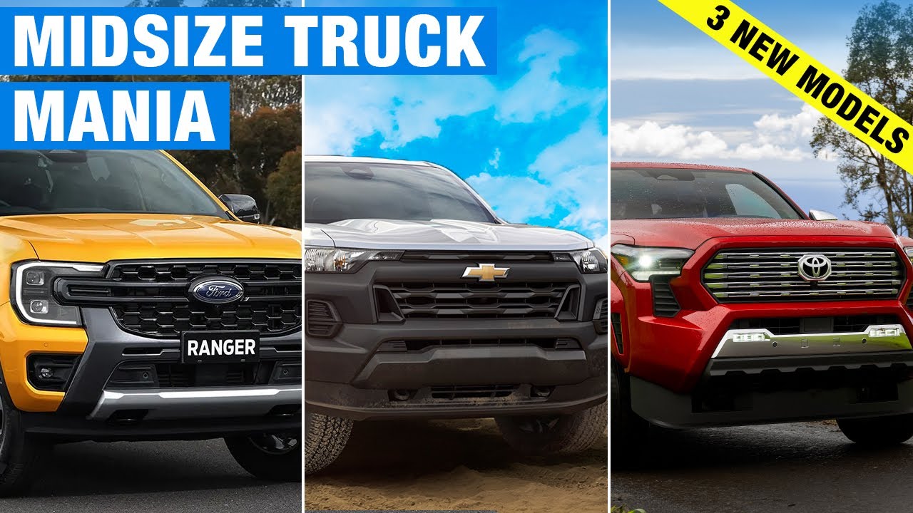 2024 Midsize Truck Comparison: Colorado vs. Ranger vs. Tacoma
