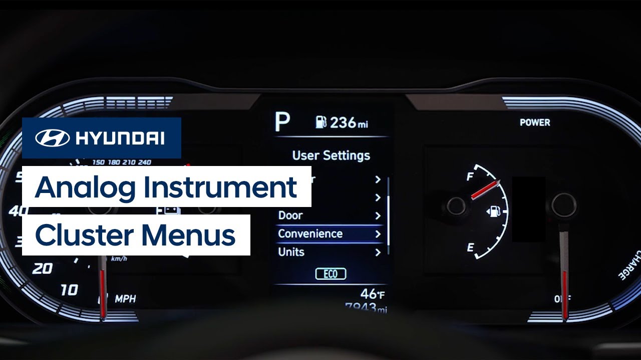 Master Your Hyundai Dashboard: Instrument Cluster Menu Guide