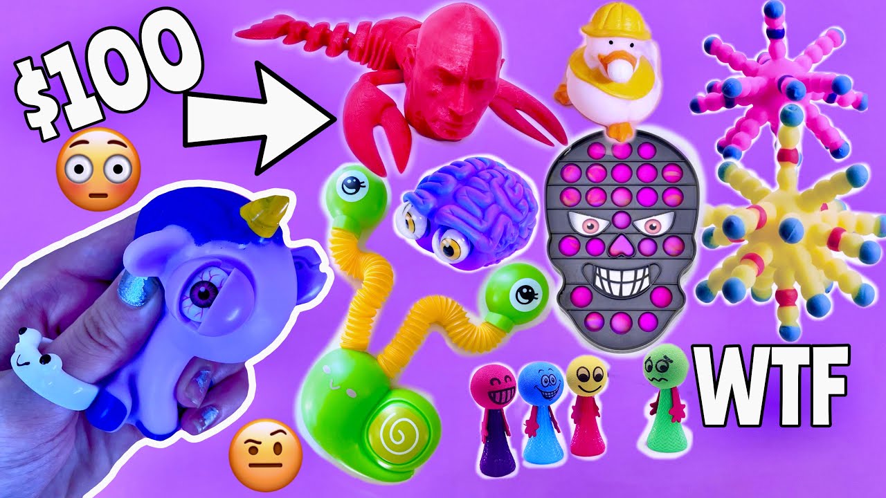 10 Weirdest Fidget Toys Tested (Shocking Results!)