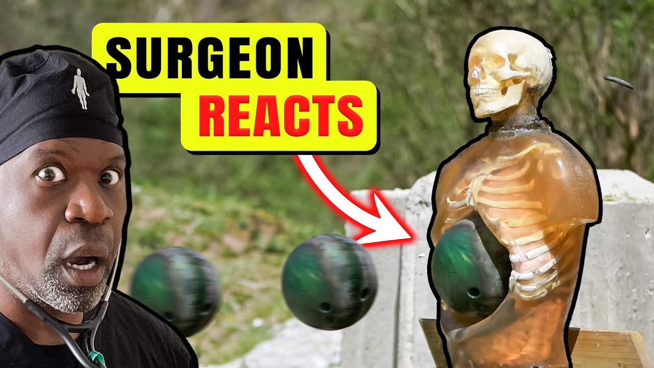 Physics of a 240 MPH Bowling Ball Hitting a Human Torso