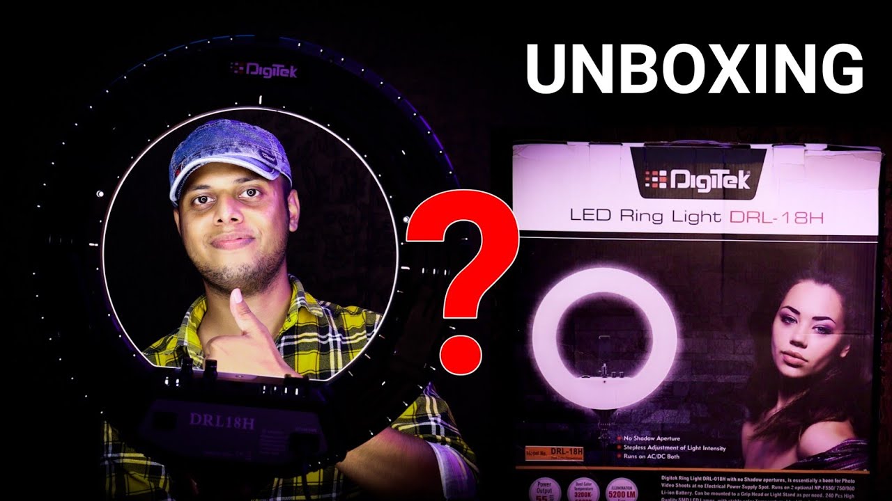 title：Digit LED Ring Light Unboxing & Review: Is It Worth Buying?