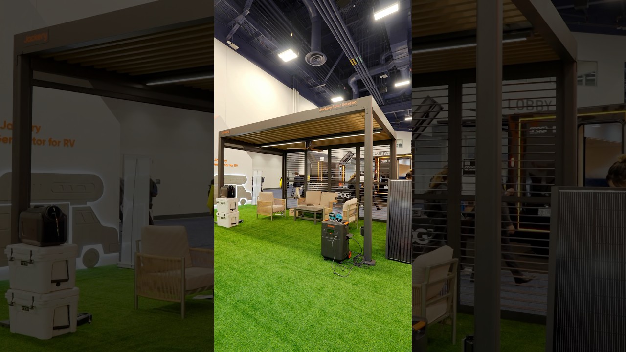 Jackery Solar Gazebo Review: Backyard Power & Style