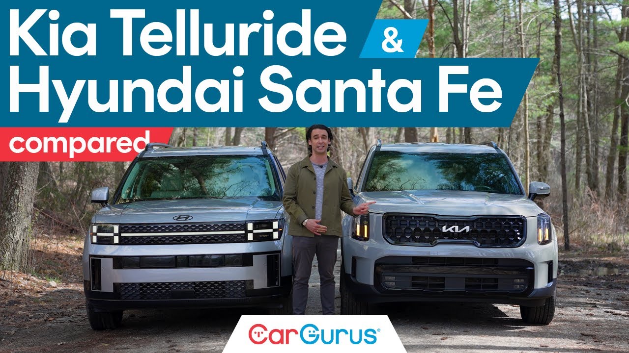 2024 Hyundai Santa Fe vs Kia Telluride: Ultimate SUV Comparison