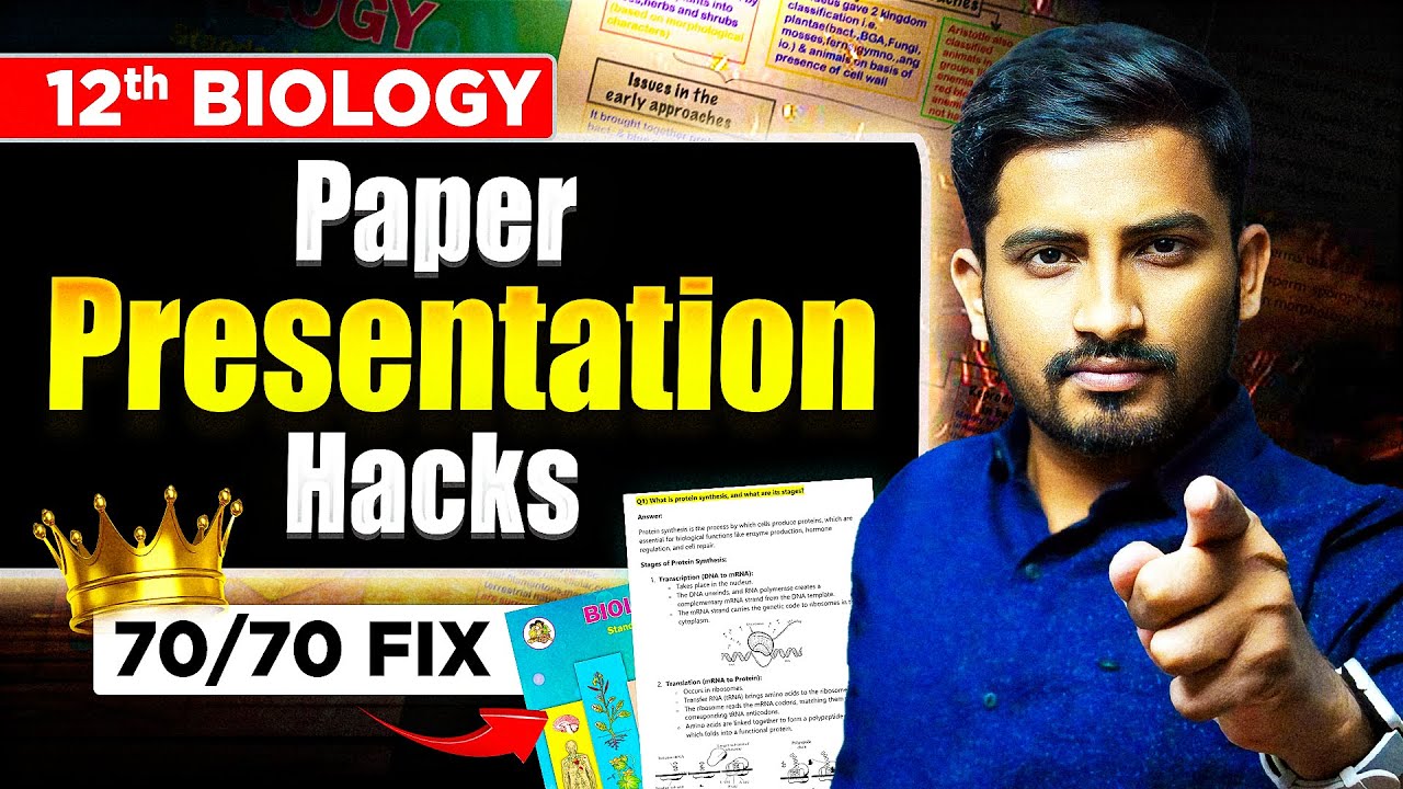 Master Biology Paper Presentation: 6 Tips to Avoid Losing Marks