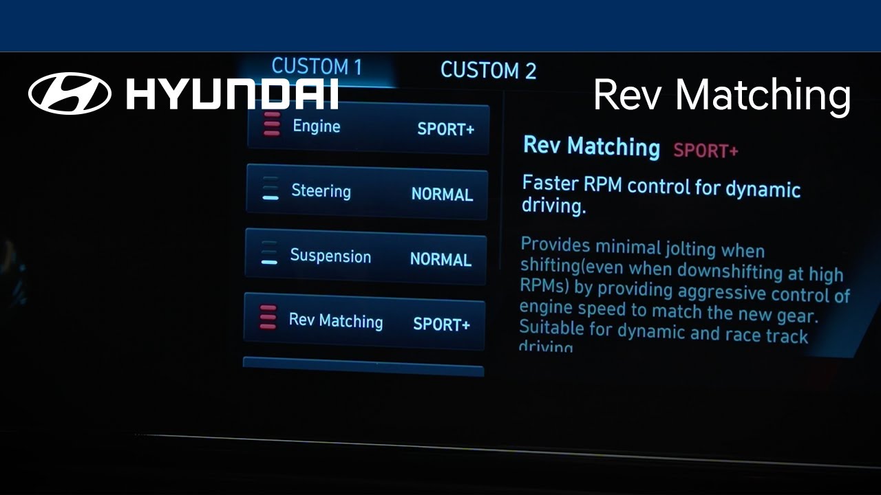 Master Hyundai Rev Matching for Smoother Downshifts