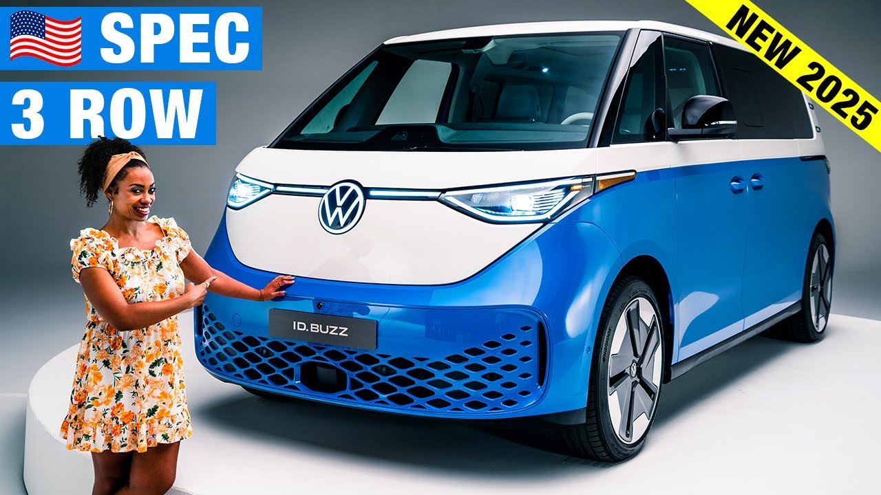 2025 VW ID.Buzz LWB Review: 3-Row EV First Look