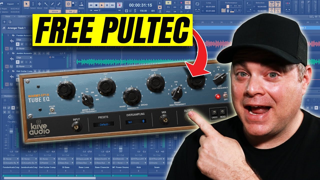 Keeve Audio Warmy EP1A: Free Pultec-Style EQ Plugin Review