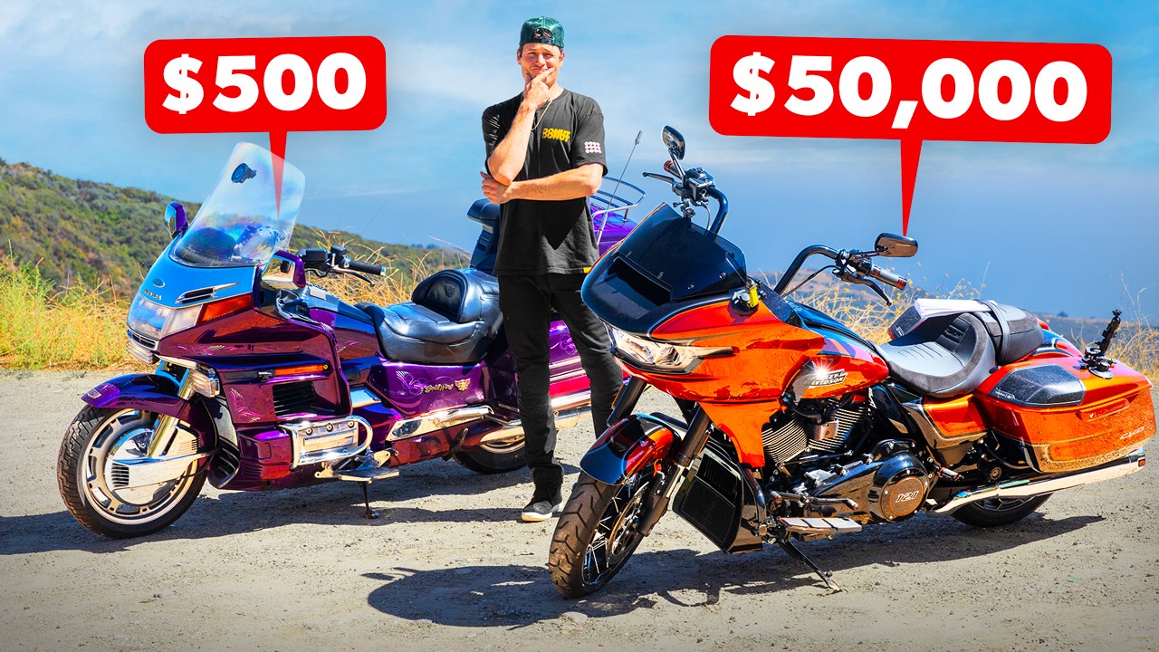 Harley vs Gold Wing: Is a $50,000 Bike 100x Better?